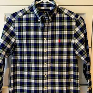 Ralph Lauren polo NWT boys button down shirt. Size M (10-12)